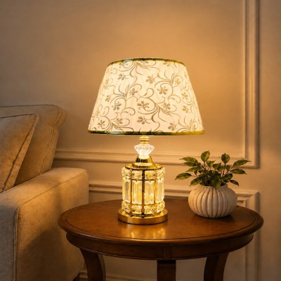 Premium Double-Light Crystal Table Lamp