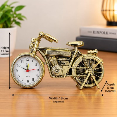 Classic Motorcycle Table Clock