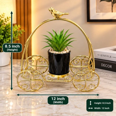 Golden Plant Stand
