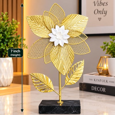 Golden Flower Decorative Stand