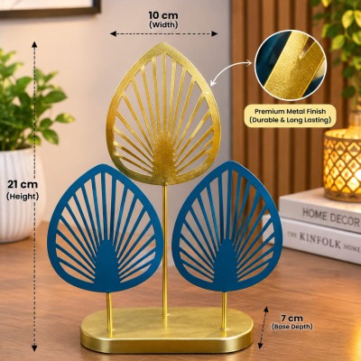 Modern Leaf Metal Table Decor