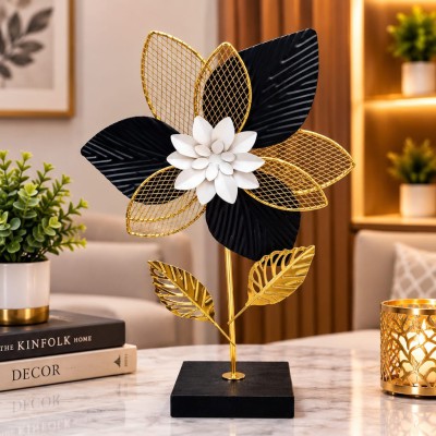 Decorative Golden Flower Showpiece