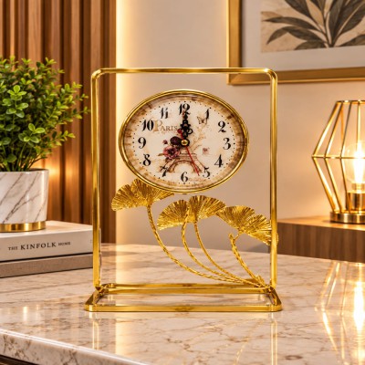 Luxury Golden Decorative Table Clock