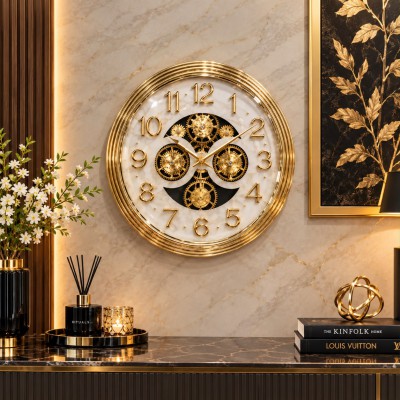 Elegant classic gear wall clock