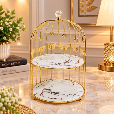 Premium 2-Tier Ceramic Serving Stand ✨