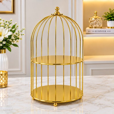 Premium 2-Tier Bird Cage Stand