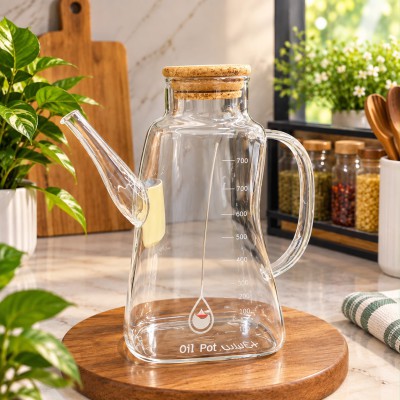Premium Glass Oil Pot