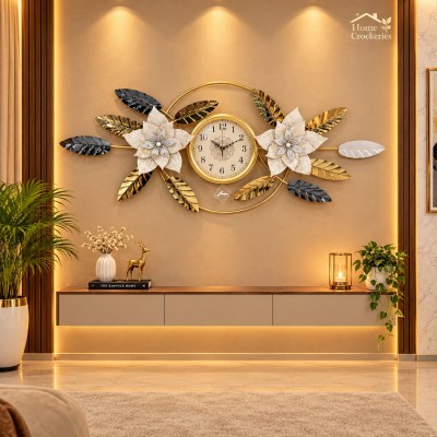 Premium Floral Wall Clock