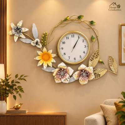 Premium Floral Wall Clock