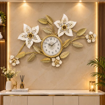 Premium Floral Wall Clock