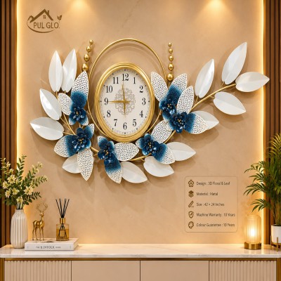 Premium Floral Wall Clock