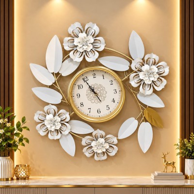 Premium Floral Wall Clock