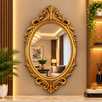 Gilded Grace – Luxury Wall Mirror