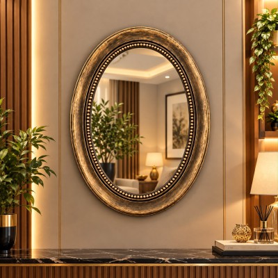 Golden Elegance Premium Wall Mirror
